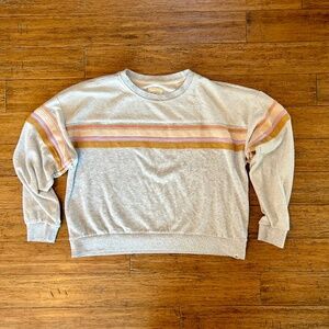 Rip Curl French terry sweatshirt striped